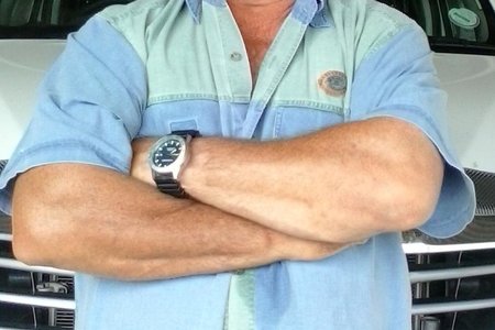 Johan van Dyk, borg van die skaap vir eerste prys. 